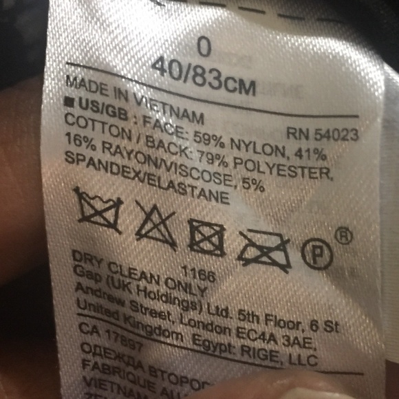 Black/white lace A-line skirt - Picture 7 of 7